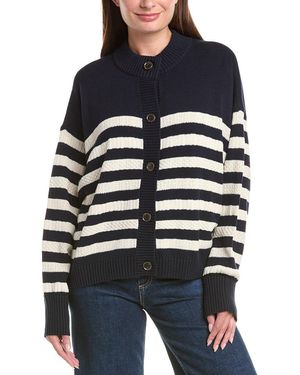 FRAME The Variation Femme Cardigan - Blue