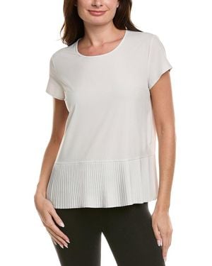 Spanx Yes, Pleats T-Shirt - White