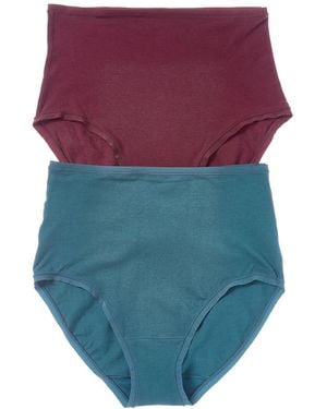 Natori 2Pk Bliss Bare High Waist Brief - Purple