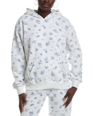 Vintage Havana Proweave Ditsy Print Hoodie - Blue