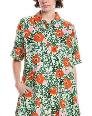 Endless Rose Shirt Dress - Blue