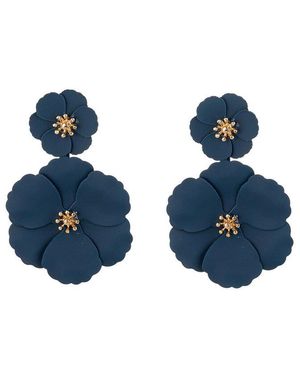Eye Candy LA Arriana Matte Earrings - Blue