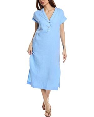 Walker & Wade Kelly Gauze Cover-Up Dress - Blue