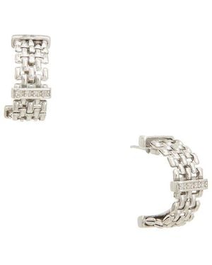 Meshmerise 0.12 Ct. Tw. Diamond 18K Over Earring - Metallic