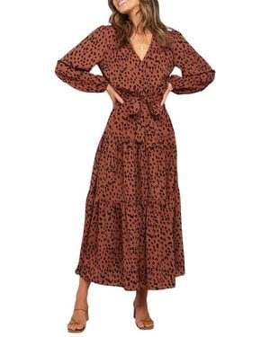 ENJOY PETRA Maxi Dress - Red
