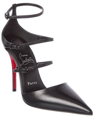 Christian Louboutin Milena 100 Leather Pump - Metallic