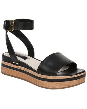 Franco Sarto L-Hava Leather Strappy - Black