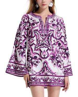 Kaimilan Mini Dress - Purple