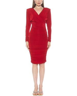 Alexia Admor Long Sheath Dress - Red