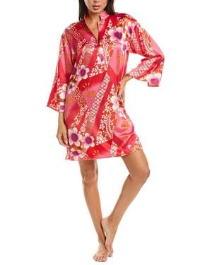 Natori Natori Printed Robe - Red