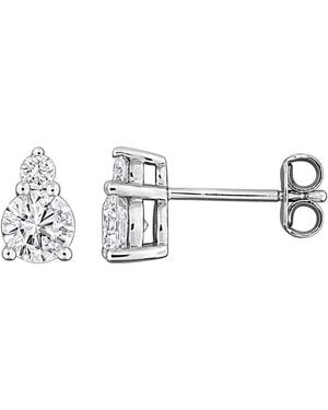 Created Forever 0.90 Ct. Tw. Lab-Grown Diamond Stud Earrings - Metallic