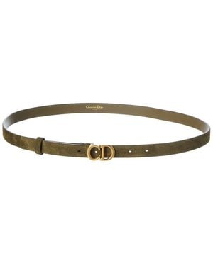 Dior Suede Belt - Green