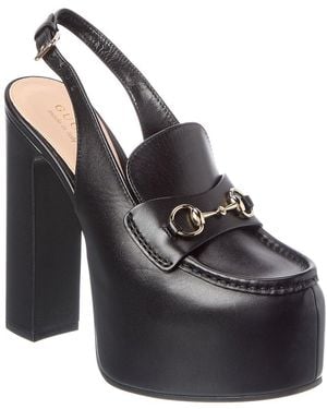 Gucci Horsebit Leather Pump - Black