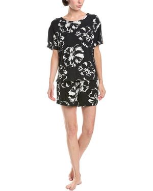 Sanctuary 2Pc Shirt & Boxer Set - Black