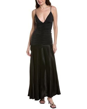 Bardot Lavanda Contrast Maxi Dress - Black