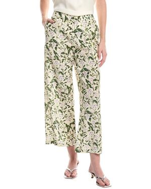 Max Mara Reed Silk Trouser - Purple
