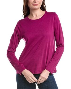 Eileen Fisher Round Neck T-Shirt - Pink