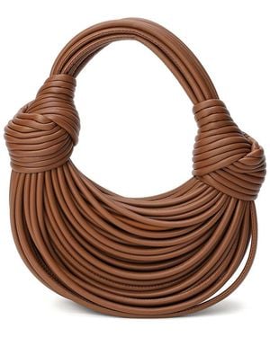 Tiffany & Fred Paris Leather Hobo Bag - Brown
