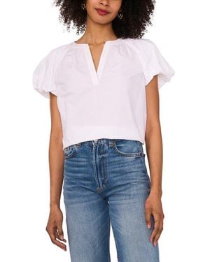 Vince Camuto Puff Sleeve Blouse - White