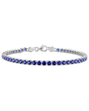 Rina Limor 6.12 Ct. Tw. Lab-Grown Sapphire Bracelet - Blue