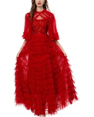 LIONELLO SALVI Maxi Dress - Red