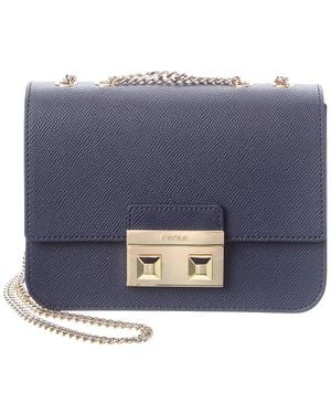 Furla Bella Leather Crossbody - Blue
