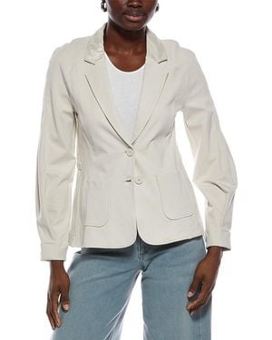 Marc Cain Woven Blazer - White
