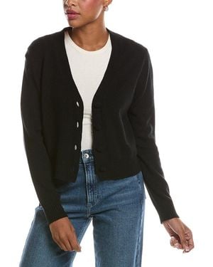 Velvet By Graham & Spencer Etna Cosy Wool-Blend Cardigan - Black