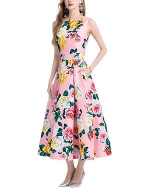 DZA Midi Dress - White