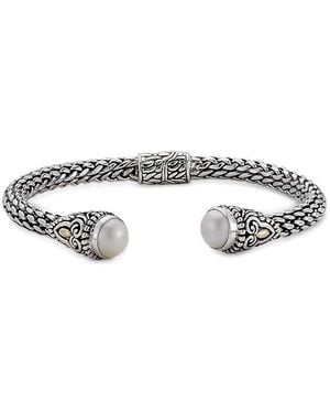 Samuel B. 18K Pearl Bracelet - White