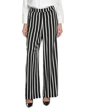 KARL LAGERFELD Stripe Pant - White