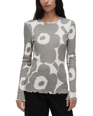 Marimekko Floraali Unikko Jersey Shirt - Gray