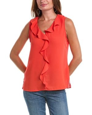 Vince Camuto Ruffle Blouse - Red
