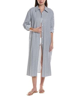 NVLT Maxi Shirtdress - Blue