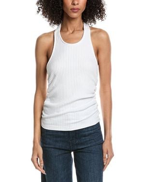 Project Social T After The Rain Rib Halter Top - White