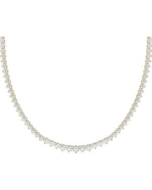 Lab Grown Diamonds 14K 10.00 Ct. Tw. Lab-Grown Diamond Necklace - Natural