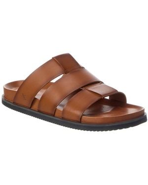 Allen Edmonds Davis Leather Sandal - Brown
