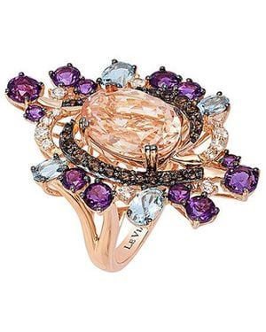 Le Vian Crazy Collection 14K Rose 8.34 Ct. Tw. Gemstone Ring - White