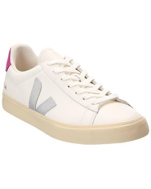 Veja Leather & Suede Sneaker - White