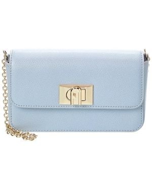 Furla 1927 Leather Mini Bag - Blue