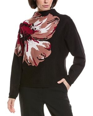 Tahari Funnel Neck Jumper - Grey
