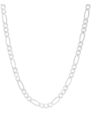 Italian Silver Chain Necklace - White