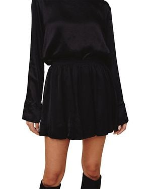 Bella Dahl Soft Bubble Skirt - Black