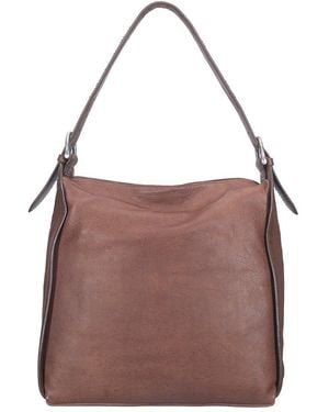Frye Carla Leather Hobo Bag - Brown