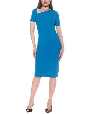 Alexia Admor Skylar Sheath Dress - Blue