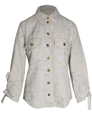 Chloé Button-Down Shirt, Size Eu, (Authentic Pre-Loved) - Grey