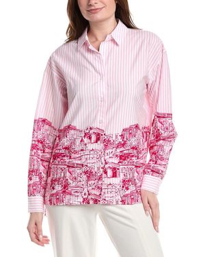KARL LAGERFELD Printed Button Shirt - Pink