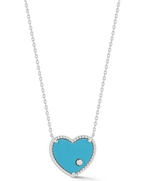 Glaze Jewelry Cz Necklace - Blue