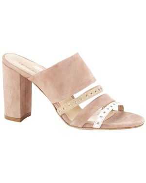 Marion Parke Lenny Suede Mule - Pink