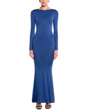 OW Collection Sierra Covered Maxi Dress - Blue